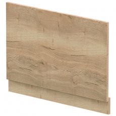 Hudson Reed MFC Straight Bath End Panel and Plinth 560mm H x 800mm W - Autumn Oak
