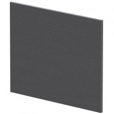 Hudson Reed MFC Shower Bath End Panel 540mm H x 700mm W - Graphite Grey