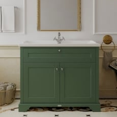 Hudson Reed Old London 1000mm Floor Standing Vanity Unit with Ceramic Basin