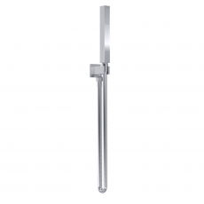 Hudson Reed Square Pencil Shower Handset with Hose and Bracket - Chrome