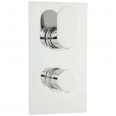 Hudson Reed Reign Concealed Shower Valve Dual Handle - Chrome