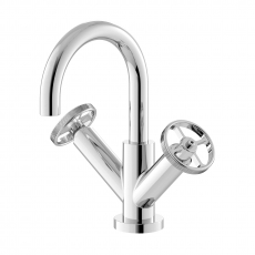 Nuie Revolution Mono Basin Mixer Tap with Waste - Chrome
