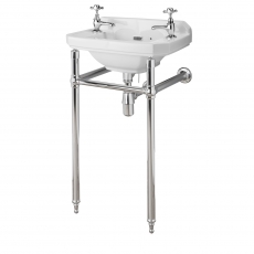Hudson Reed Richmond Adjustable Washstand 500-560mm Wide Basins - Chrome