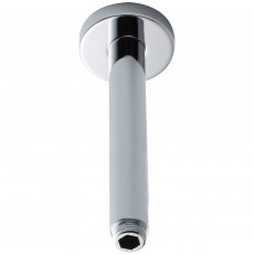 Hudson Reed Round Ceiling-Mounted Arm 310mm Length - Chrome
