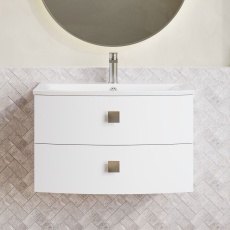 Hudson Reed Sarenna 700mm 2-Drawer Wall Hung Vanity Unit
