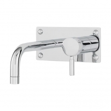 Hudson Reed Tec Single Lever Basin/Bath Filler Tap Wall Mounted - Chrome