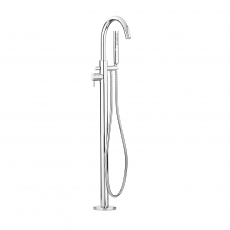Hudson Reed Tec Single Lever Elite Mono Bath Shower Mixer Tap Freestanding - Chrome