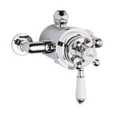 Hudson Reed Topaz Exposed Shower Valve Dual Handle - Chrome