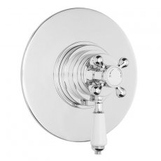 Hudson Reed Traditional Concealed Shower Valve Dual Handle - Chrome