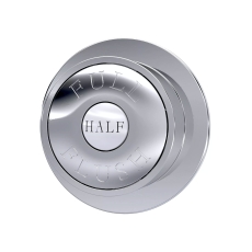 Hudson Reed Traditional Dual Flush Push Button - Chrome (Optional)