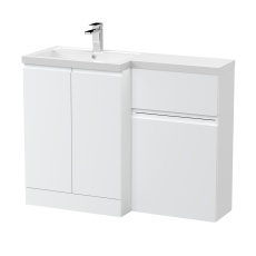 Hudson Reed Urban 1100mm 2-Door Combination Vanity Basin and Toilet Unit