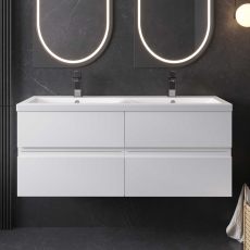 Hudson Reed Urban Twin 1200mm 4-Drawer Wall Hung Vanity Unit
