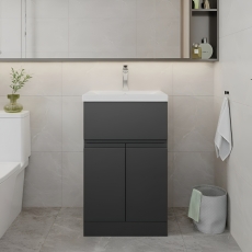 Hudson Reed Urban 500mm 2-Door 1-Drawer Floor Standing Vanity Unit