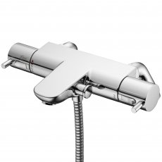 Ideal Standard Alto Ecotherm Shower Bar Valve with Rim Mounting Legs and Lever Handles Chrome