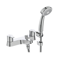 Ideal Standard Calista Dual Control Bath Shower Mixer with Shower Set - Chrome