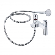 Ideal Standard Ceraflex Bath Shower Mixer Tap with Shower Kit - Chrome