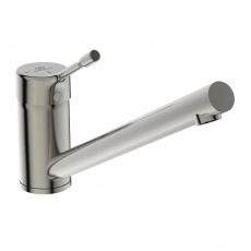 Ideal Standard Ceralook Low Spout Kitchen Sink Mixer Tap - Silver Storm