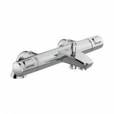 Ideal Standard Ceratherm T25 Pillar Mounted Thermostatic Bath Shower Mixer Tap - Chrome