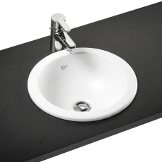 Ideal Standard Concept Sphere Countertop Basin 380mm Wide 0 Tap Hole