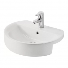Ideal Standard Concept Sphere Semi-Countertop Basin 550mm Wide 1 Tap Hole