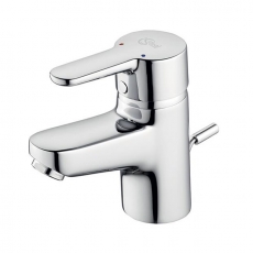 Ideal Standard Concept Blue Small Basin Mixer Tap with Pop-Up Waste - Chrome