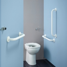 Ideal Standard Contour 21 Ambulant Care Doc M Pack with BTW Disabled Toilet