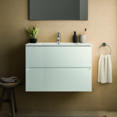 Ideal Standard Eurovit+ 800mm 2-Drawer Wall Hung Vanity Unit
