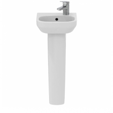 Ideal Standard I.Life A Basin and Full Pedestal 350mm Wide - 1 RH Tap Hole