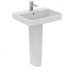 Ideal Standard I.Life B Basin and Full Pedestal 600mm Wide - 1 Tap Hole