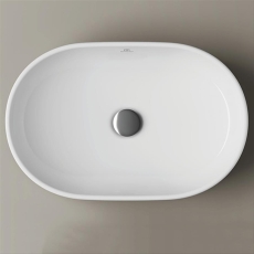 Ideal Standard I.Life O Vessel Oval Sit-On Countertop Basin 550mm Wide - White