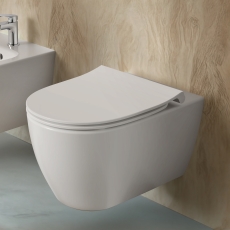 Ideal Standard I.Life O HydroTwist Rimless Wall Hung Toilet (inc Soft Close Seat)