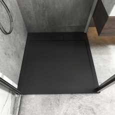 Ideal Standard I.Life Ultra Flat Square Shower Tray 900mm x 900mm - Jet Black
