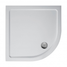 Ideal Standard Simplicity Low Profile Quadrant Flat Top Shower Tray with Waste 800mm x 800mm - White
