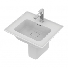Ideal Standard Strada II Basin and Semi Pedestal 540mm Wide 1TH (inc Waste)