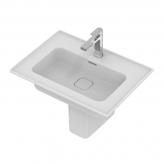 Ideal Standard Strada II Basin and Semi Pedestal 640mm Wide 1TH (inc Waste)