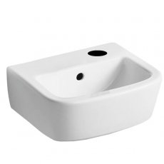 Ideal Standard Tempo Handrinse Washbasin 350mm Wide Right Hand 1 Tap Hole