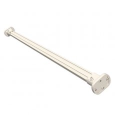 Impey Straight Shower Rail 2000mm Support Bar- White