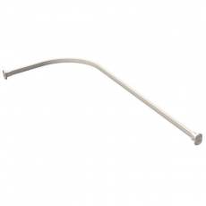 Impey Corner Shower Rail 1500mm x 1200mm - White