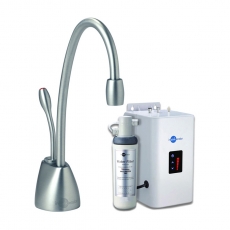 InSinkErator GN1100 Kitchen Sink Mixer Tap with Neo Tank and Hot Water Filter - Brushed Steel