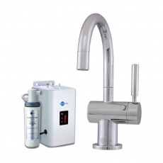 InSinkErator H3300 Kitchen Sink Mixer Tap with Neo Tank and Hot Water Filter - Brushed Steel