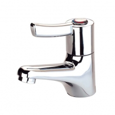 Inta Lever Operated Basin Mixer Tap with Copper Tails Chrome