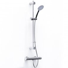 Inta Coolflow Complete Thermostatic Bar Shower & Flexible Riser - Chrome