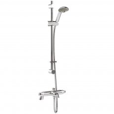 Inta Telo Thermostatic Bath Shower Mixer Tap with Shower Kit & Legs - Chrome