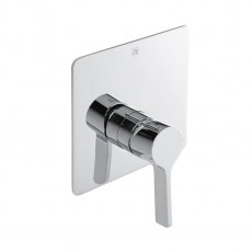 JTP Curve Manual Concealed Shower Valve Single Handle - Chrome