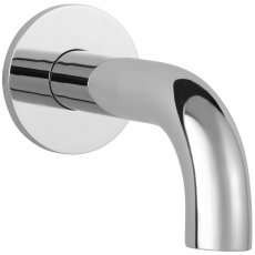 JTP Florence Basin Spout with Wall Flange 120mm - Chrome