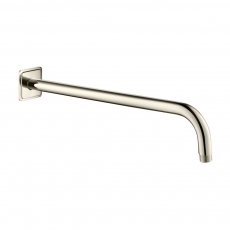 JTP Grosvenor Round Wall Mounted Shower Arm 400mm Length - Nickel