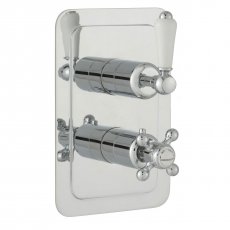 JTP Grosvenor Lever Thermostatic Concealed 1 Outlet Shower Valve - Chrome