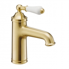 JTP Grosvenor Basin Mixer Tap with Click Clack Waste - Brushed Brass
