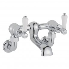 JTP Grosvenor Wall Mounted Bath Filler Tap Lever Handle - Chrome