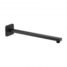 JTP HIX Wall Mounted Shower Arm 390mm Length - Matt Black